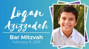 Logan Azizzadeh bar mitzvah temple emanuel