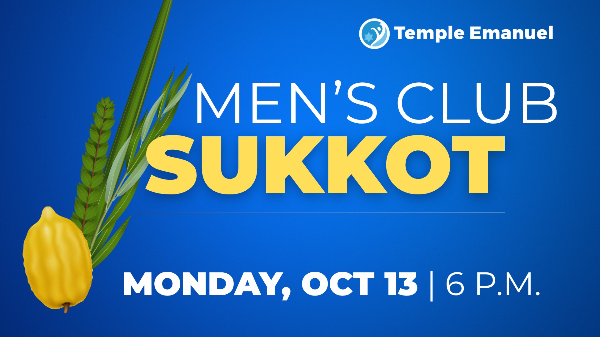 MEN'S CLUB 16:9 - MEN'S CLUB_SUKKOT